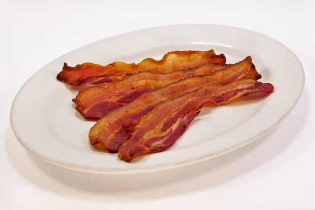 4 Strips of Bacon.
