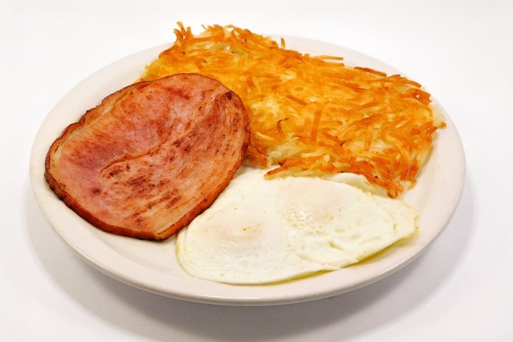 Ham + 2 Eggs.