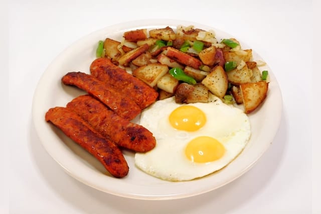 Linguica + 2 Eggs.