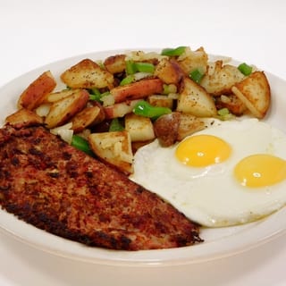 Corned Beef & Hash + 2 Eggs