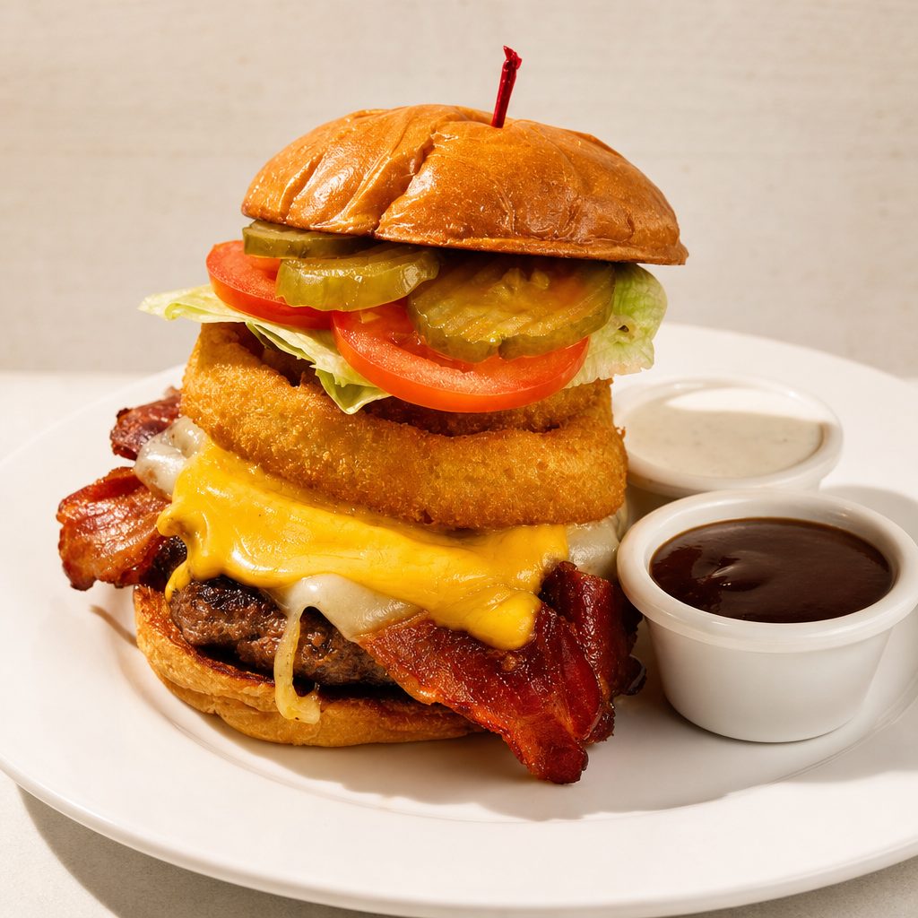 Western Bacon Cheeseburger.