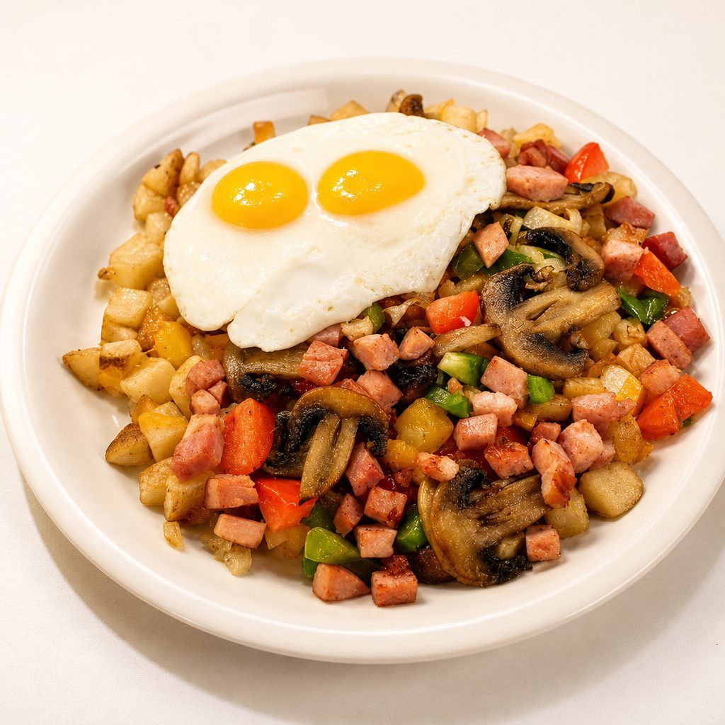 Ham & Veggies Skillet.