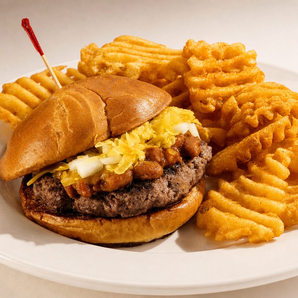 Chili Burger.